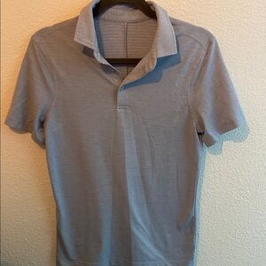 Lululemon Golf Light Gray Polo Shirt